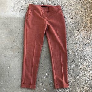 The limited drew fit orange cuffed trousers